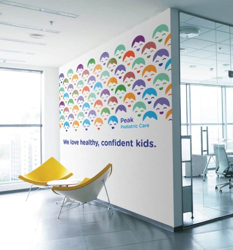 peak-pediatrics-wall-mockup